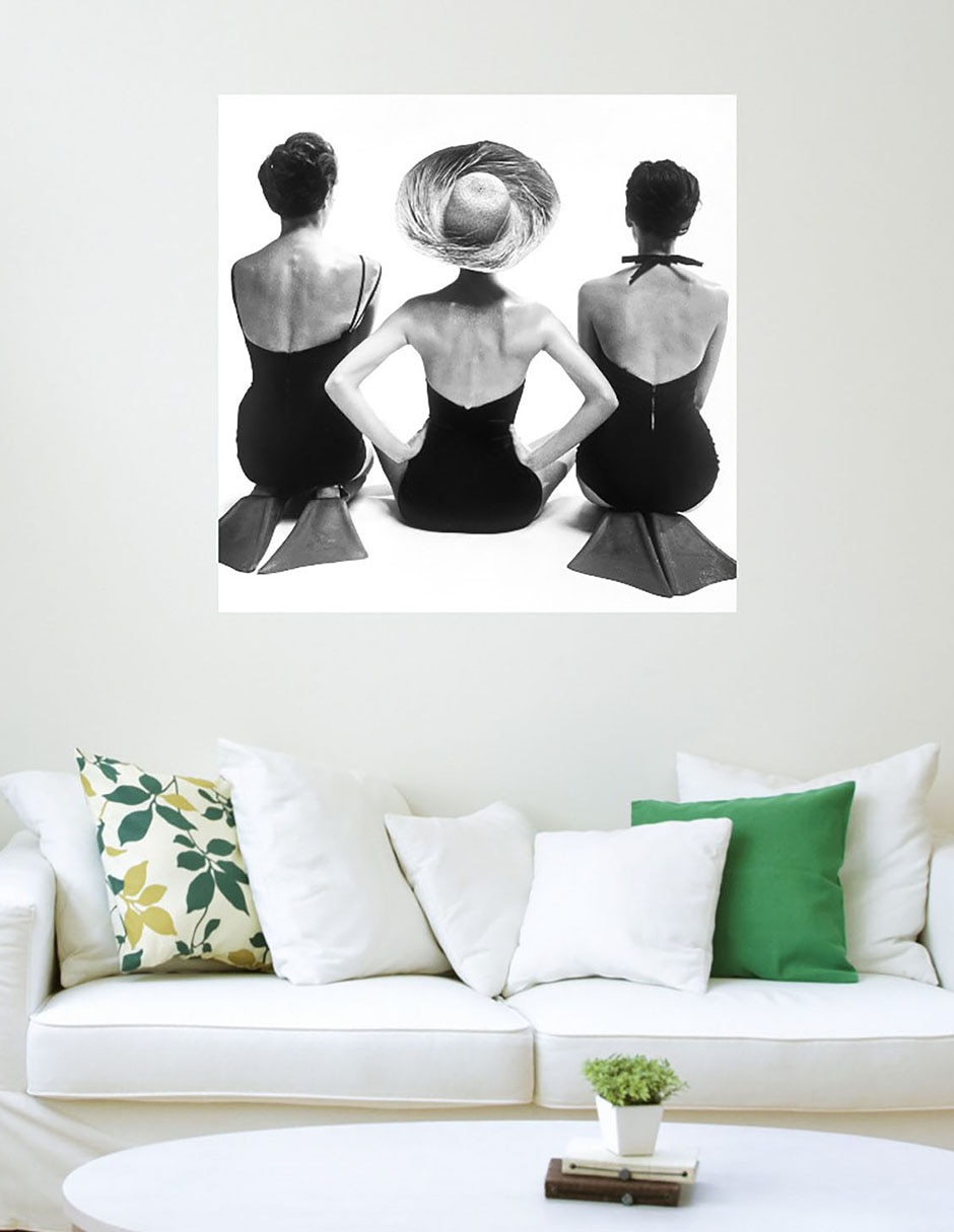 Cuadro decorativo Modelos de trajes de baño de 1950 técnica mixta Gente 5