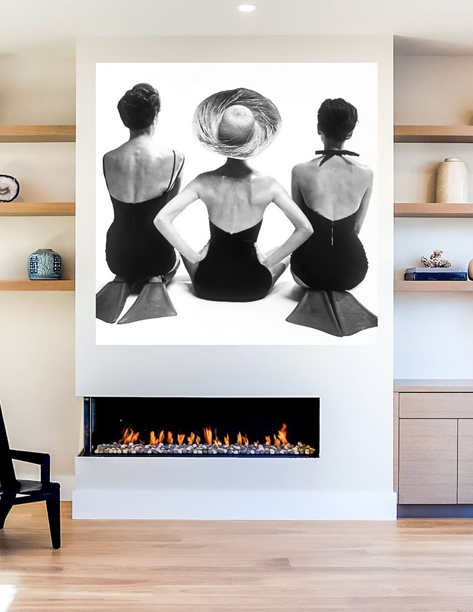Cuadro decorativo Modelos de trajes de baño de 1950 técnica mixta Gente 7