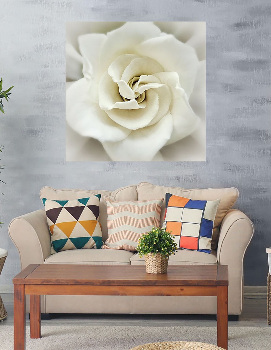 Cuadro decorativo Gardenia desteñida técnica mixta Floración 4