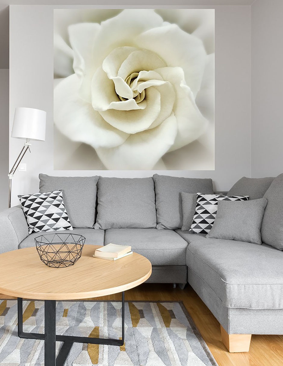 Cuadro decorativo Gardenia desteñida técnica mixta Floración 6