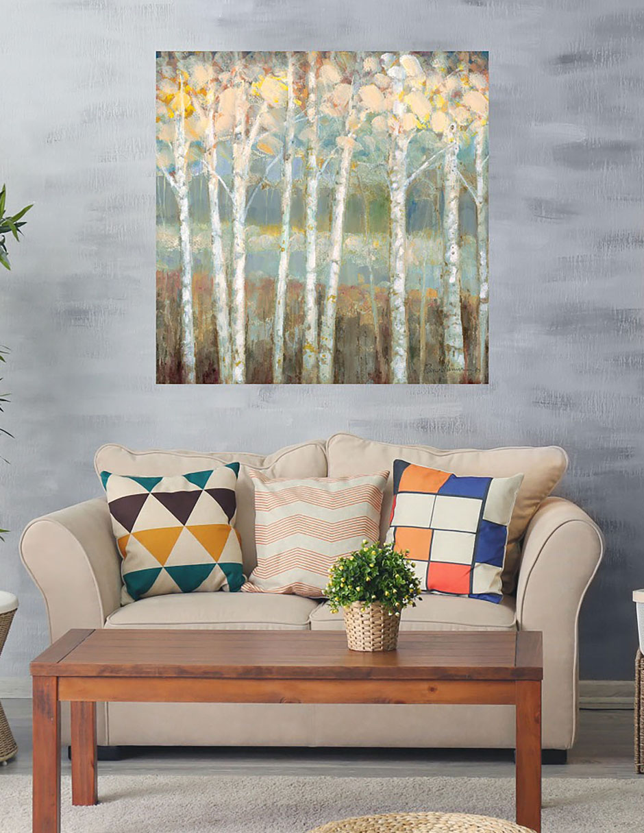 Cuadro decorativo Paleta de la naturaleza I técnica mixta Bosques 4
