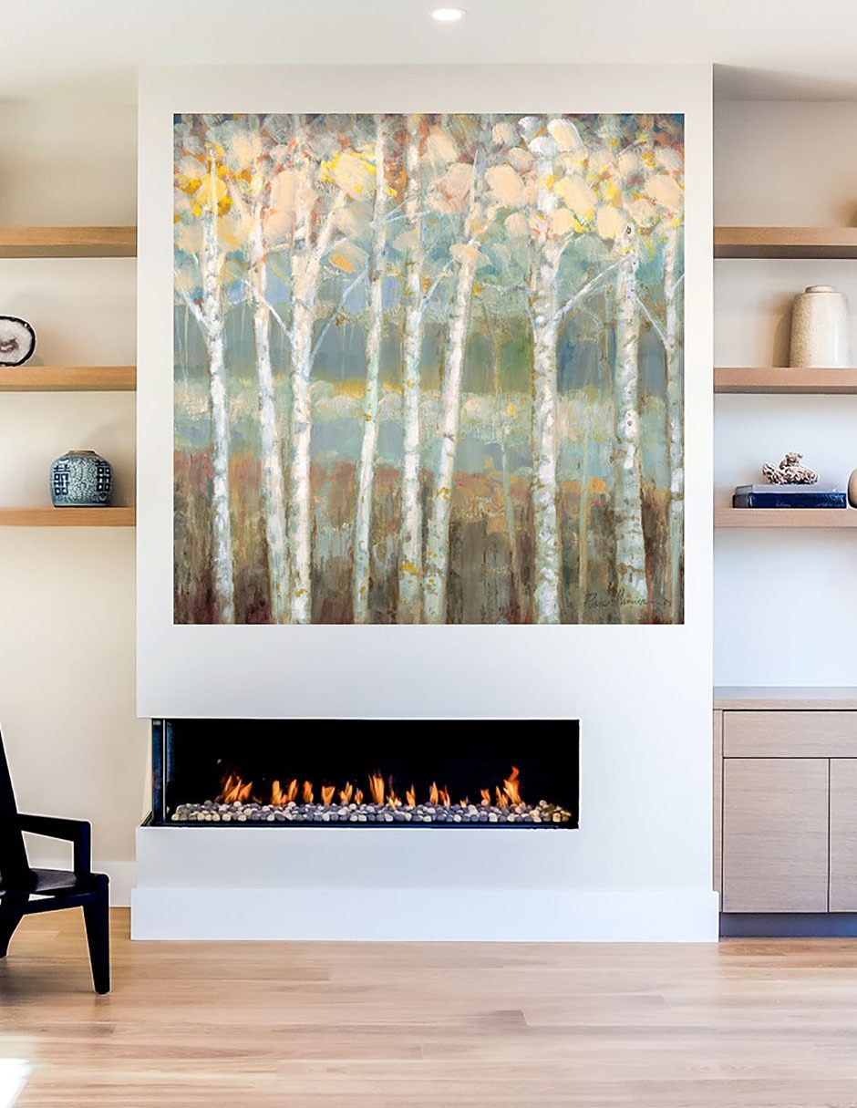 Cuadro decorativo Paleta de la naturaleza I técnica mixta Bosques 7