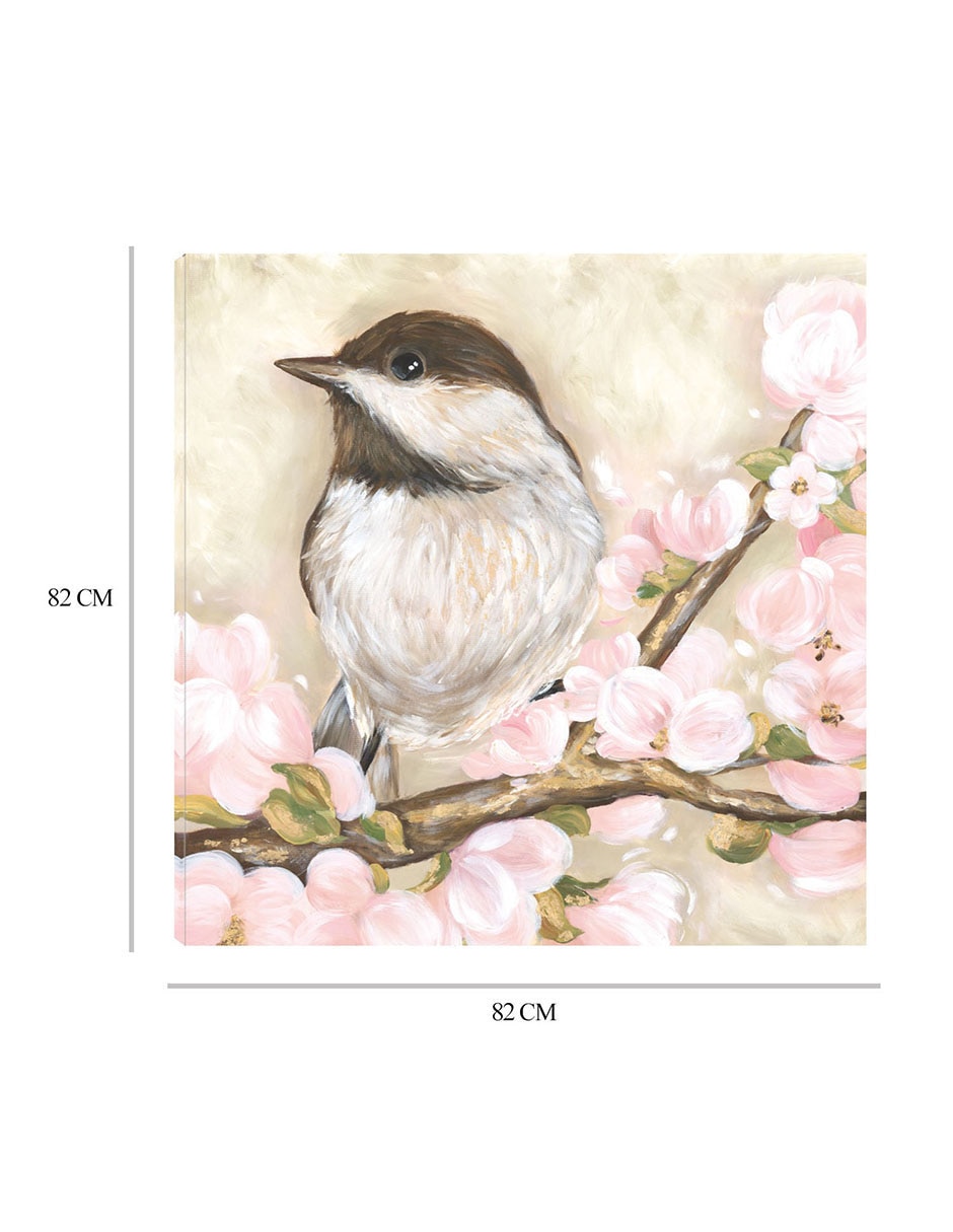 Cuadro decorativo Pájaro dulce técnica mixta Aves Silvestres 2