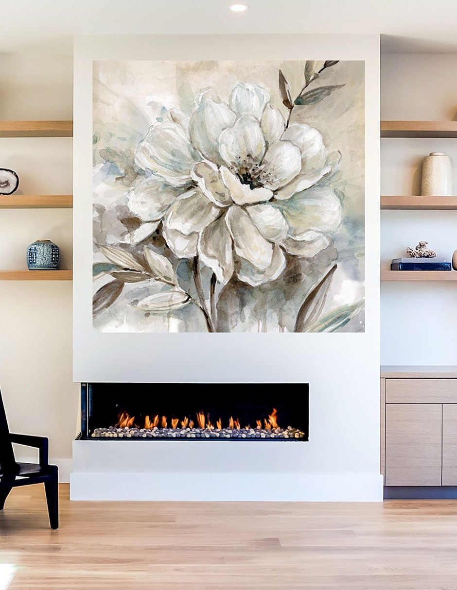 Cuadro decorativo Florecer neutral I técnica mixta Floración 7