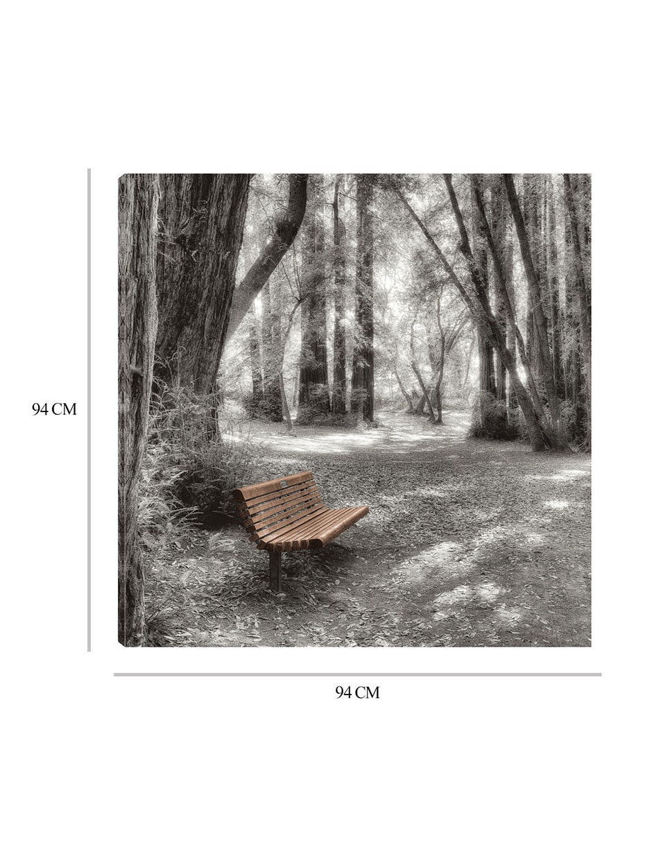 Cuadro decorativo Old Mill Park técnica mixta Bosques 3