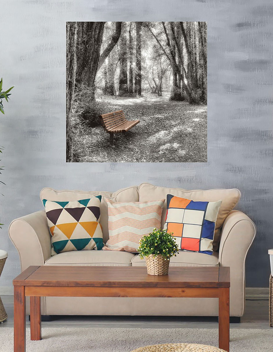 Cuadro decorativo Old Mill Park técnica mixta Bosques 4