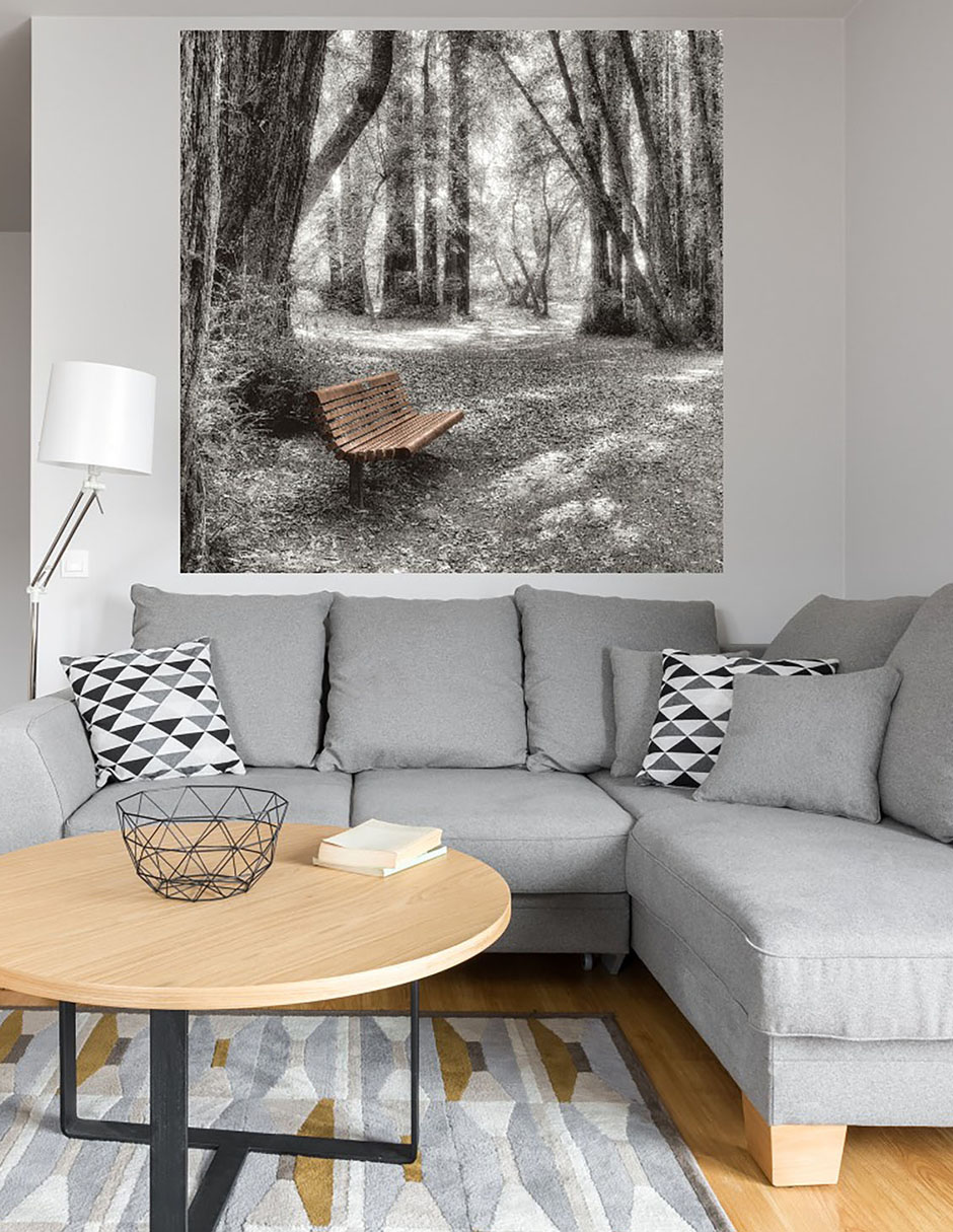 Cuadro decorativo Old Mill Park técnica mixta Bosques 6