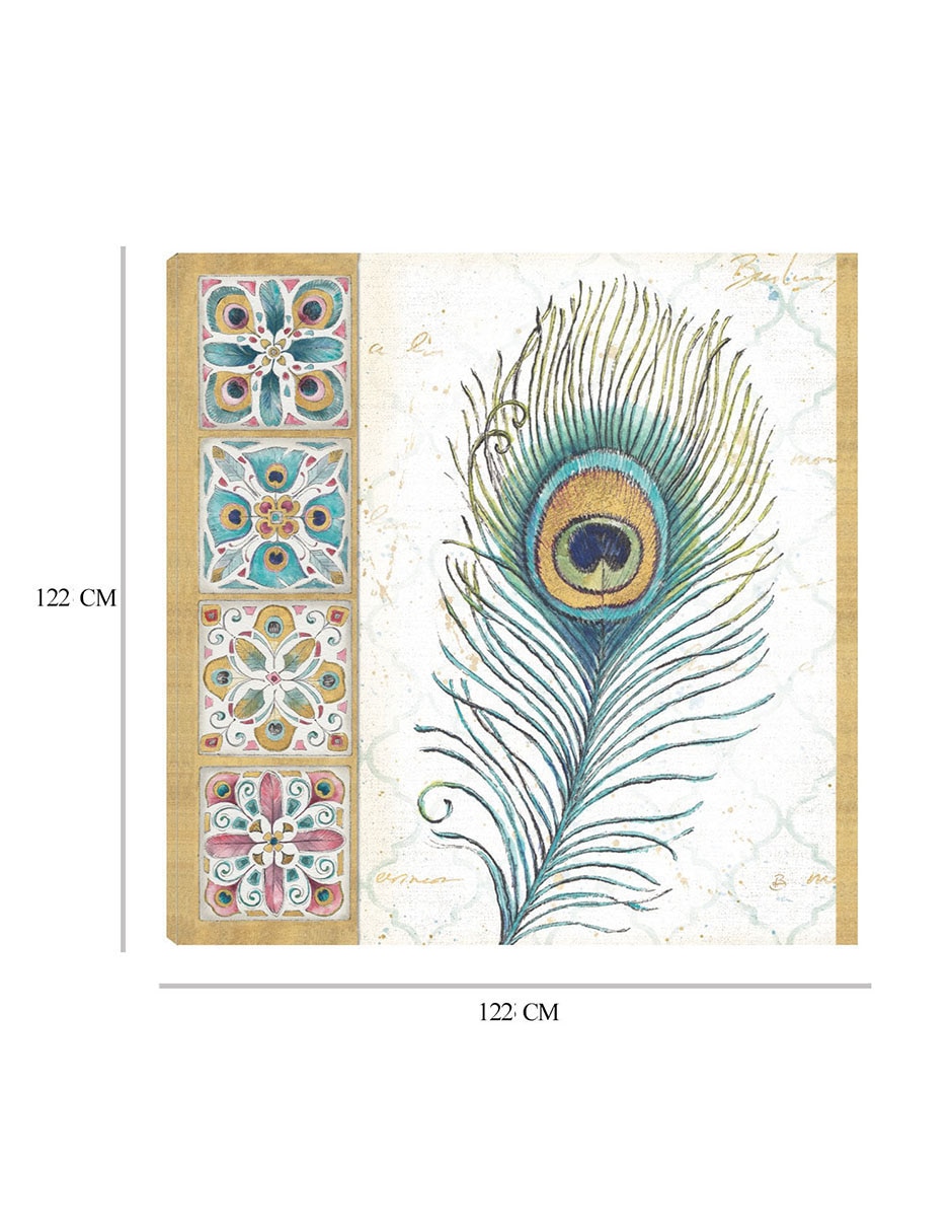 Cuadro decorativo Jardín de rosas III técnica mixta Objetos 8