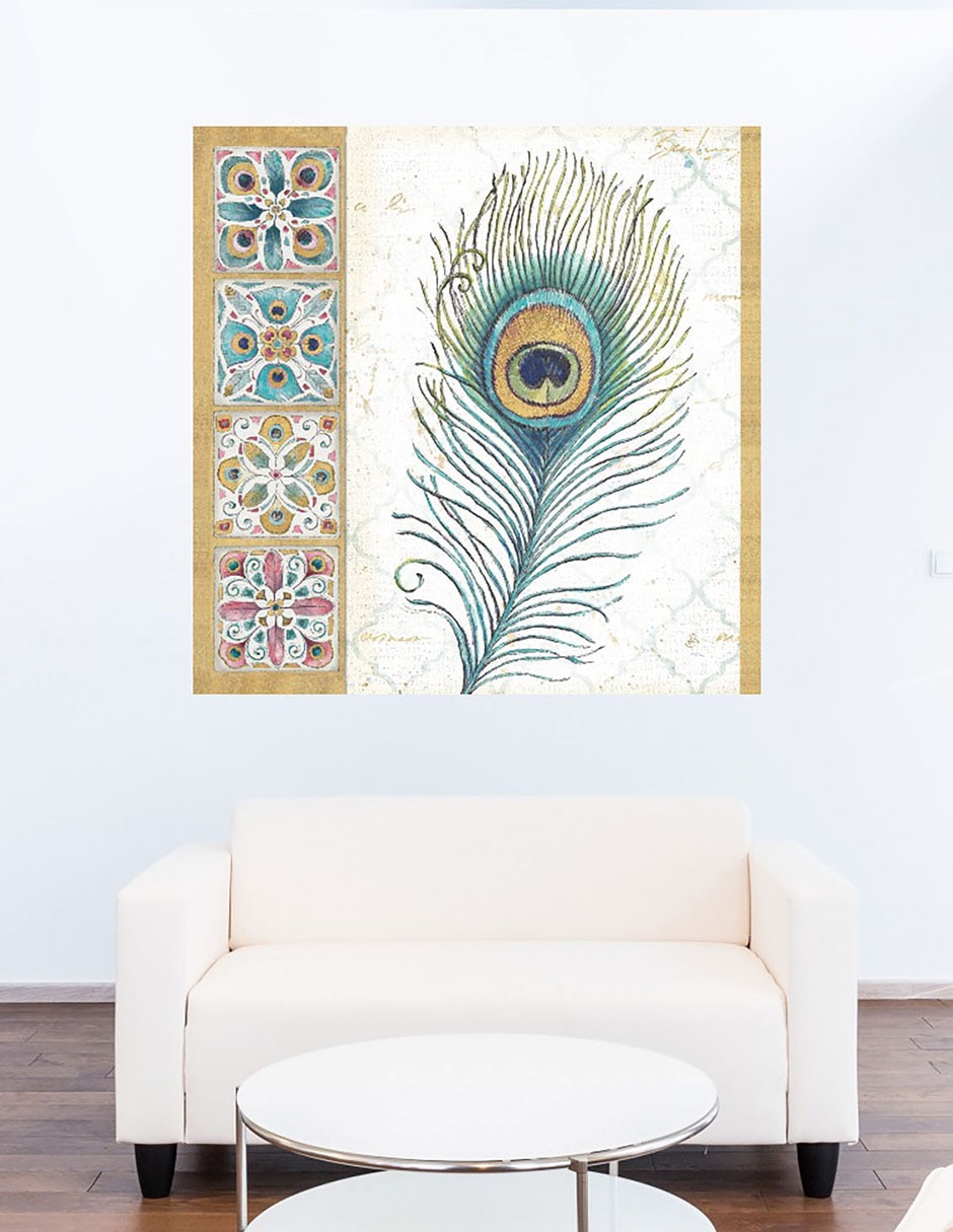 Cuadro decorativo Jardín de rosas III técnica mixta Objetos 7