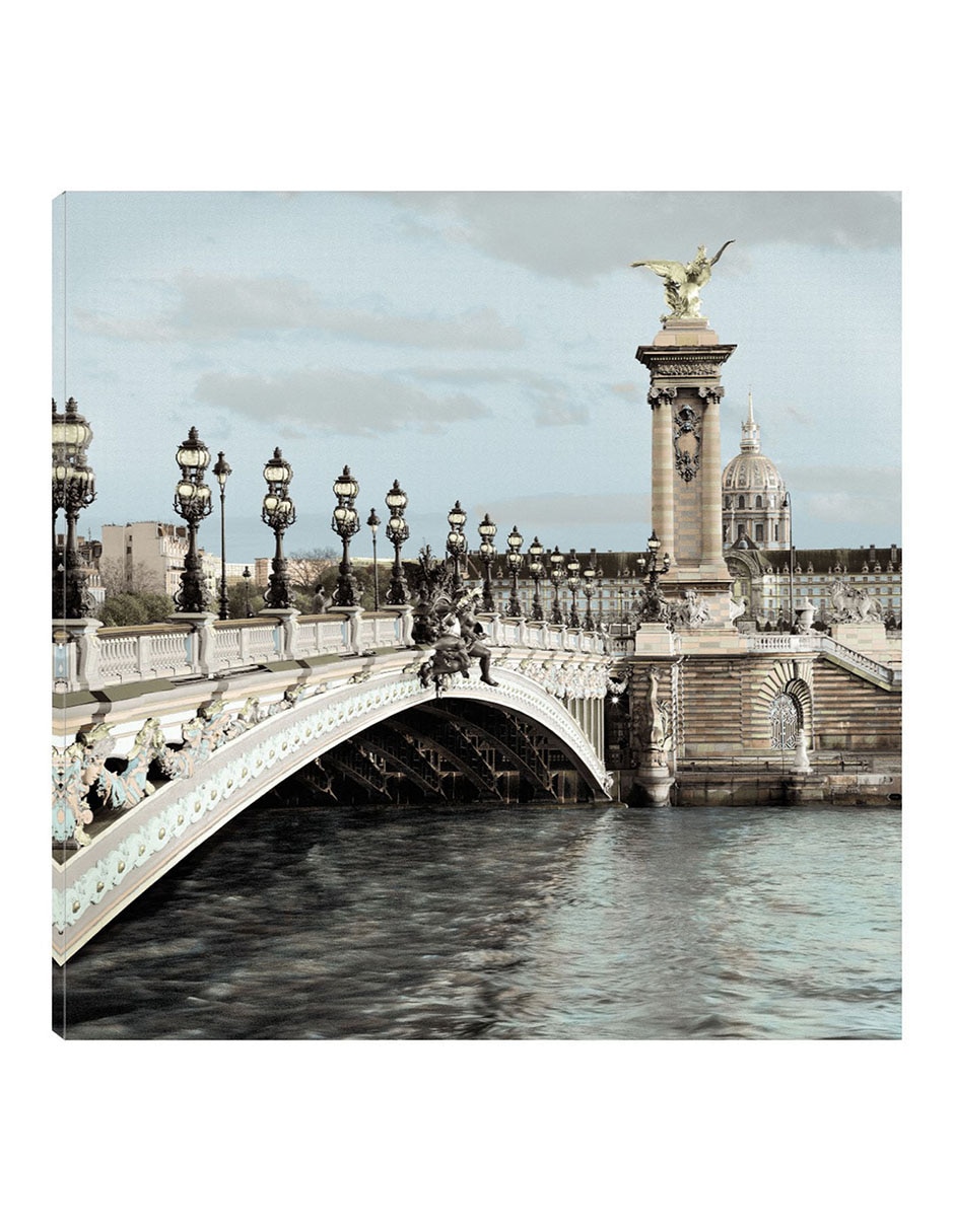 Cuadro decorativo París #12 técnica mixta Puentes Cuadro decorativo París #12 técnica mixta Puentes