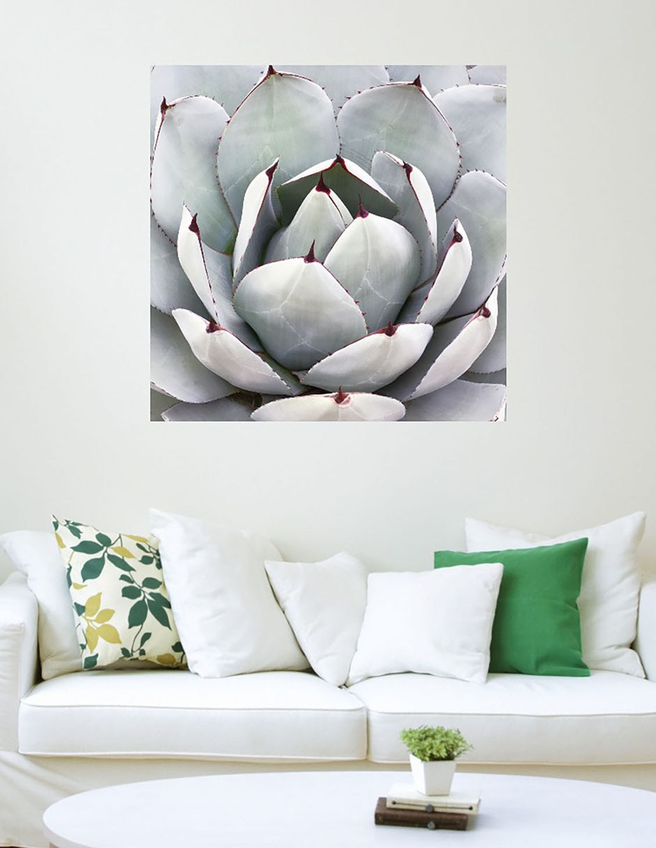 Cuadro decorativo Gris desértico técnica mixta Floración 5