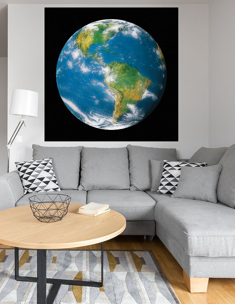 Cuadro decorativo Globo terráqueo II técnica mixta Globo Terráqueo 6