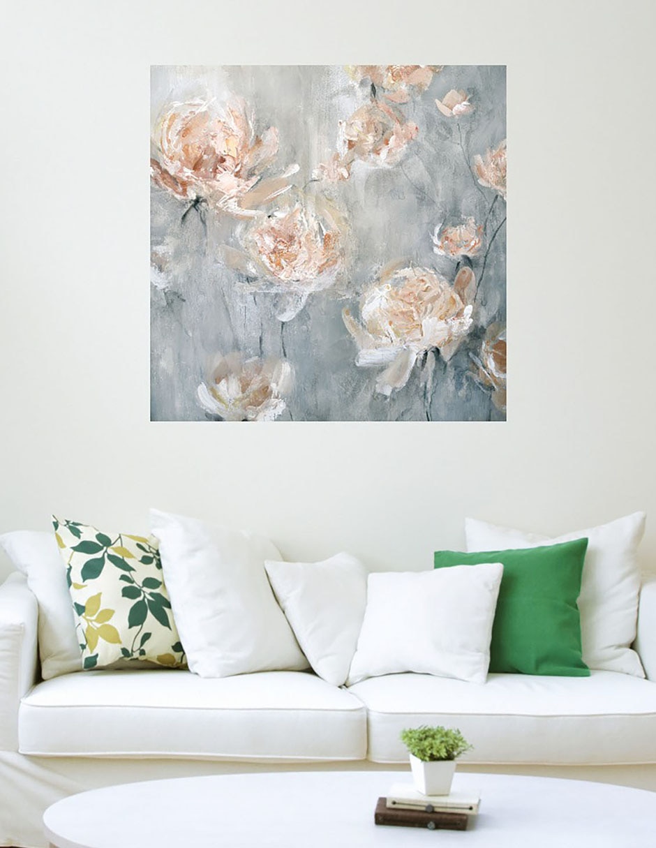 Cuadro decorativo Niebla de rosas técnica mixta Floración 5