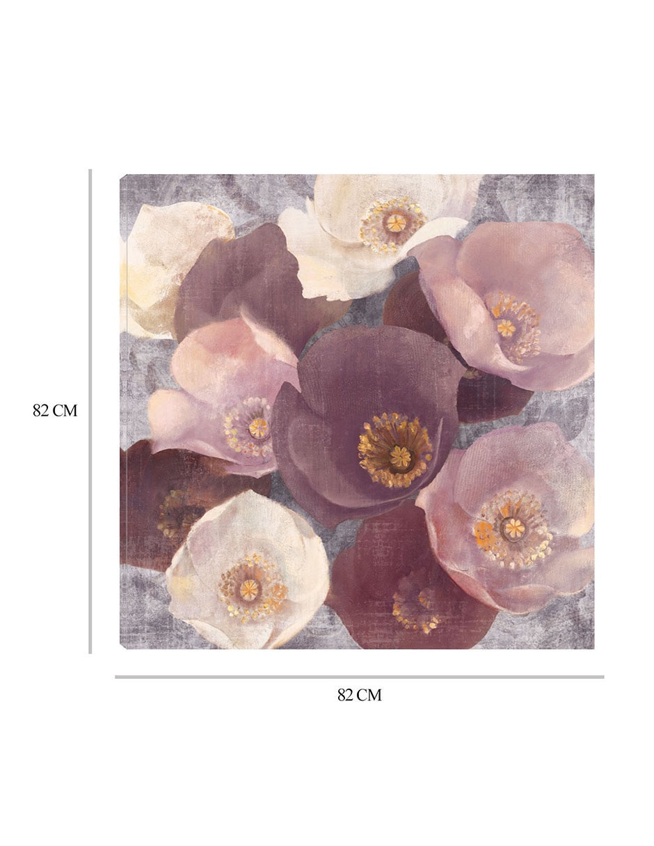 Cuadro decorativo Flores ciruelas técnica mixta Floración 8
