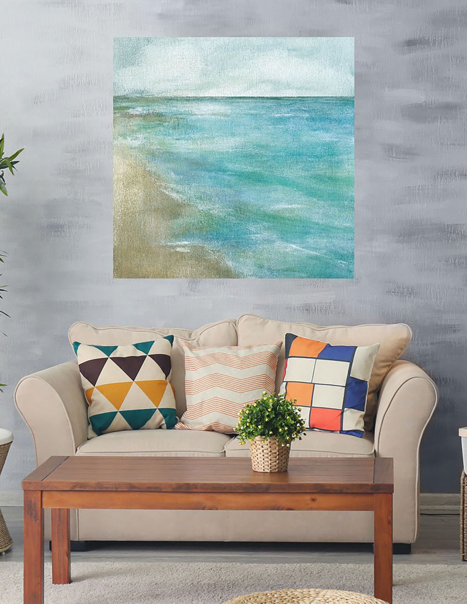 Cuadro decorativo Mareas suaves técnica mixta Playas 4