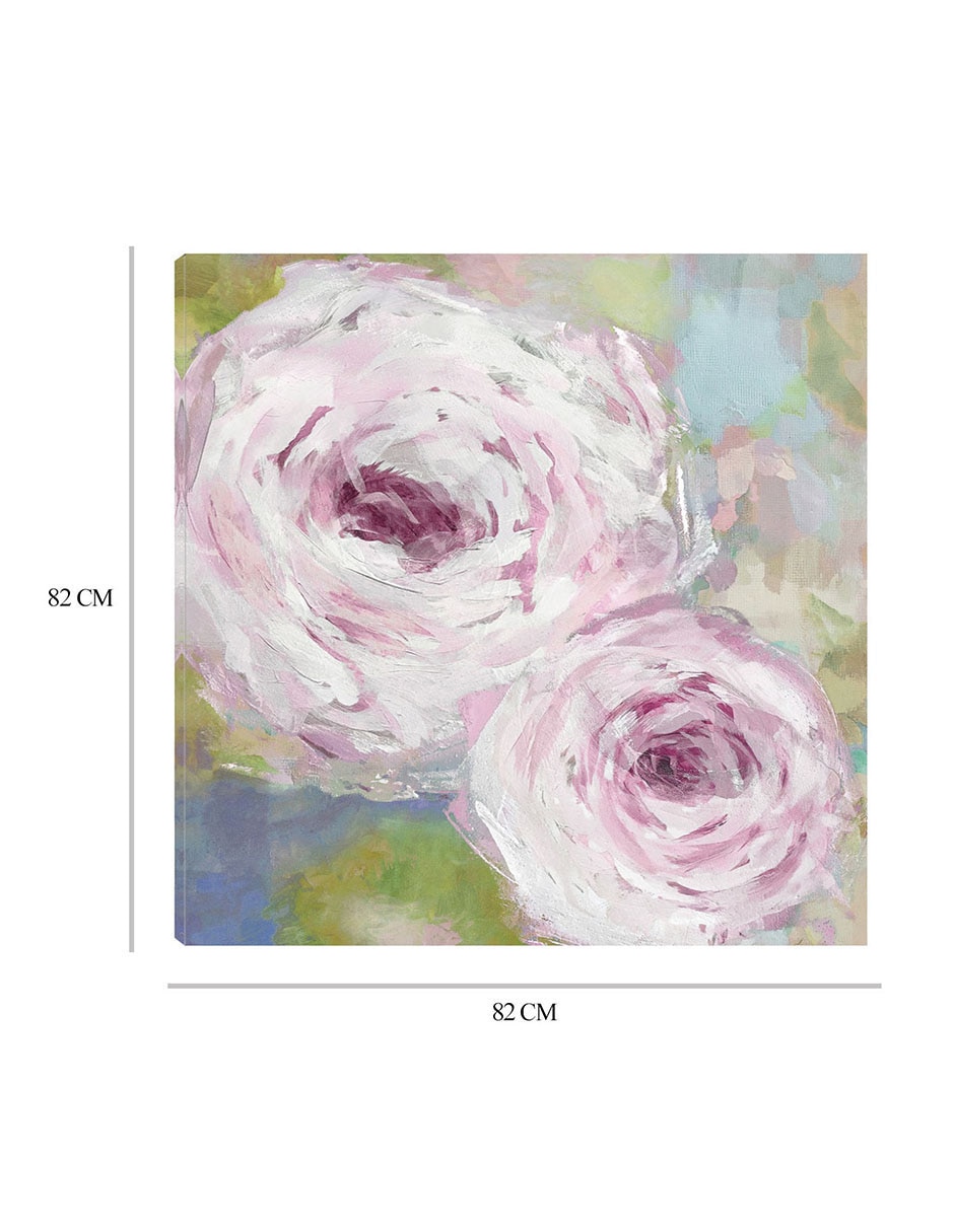 Cuadro decorativo Neblina floral técnica mixta Floración 8