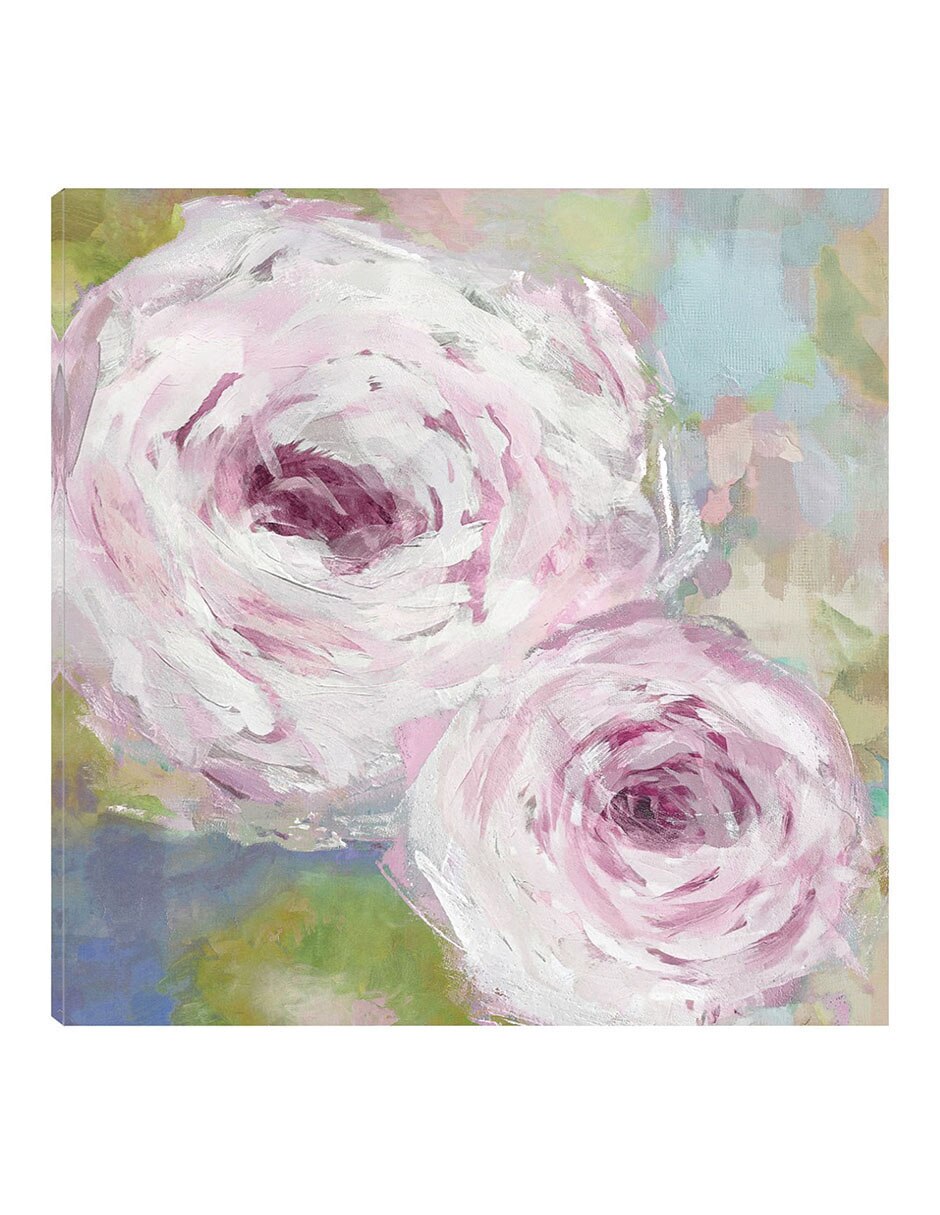 Cuadro decorativo Neblina floral técnica mixta Floración