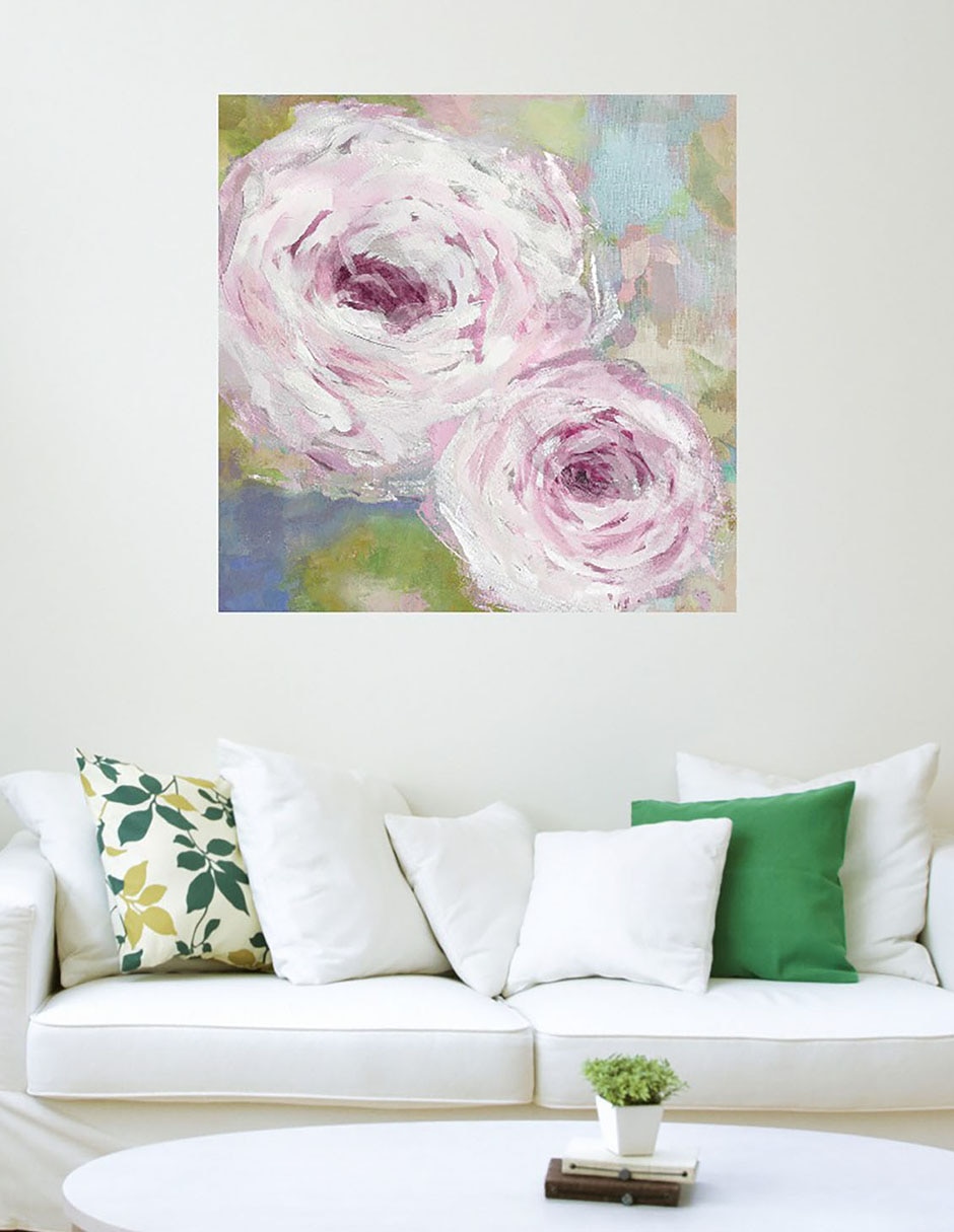 Cuadro decorativo Neblina floral técnica mixta Floración 5