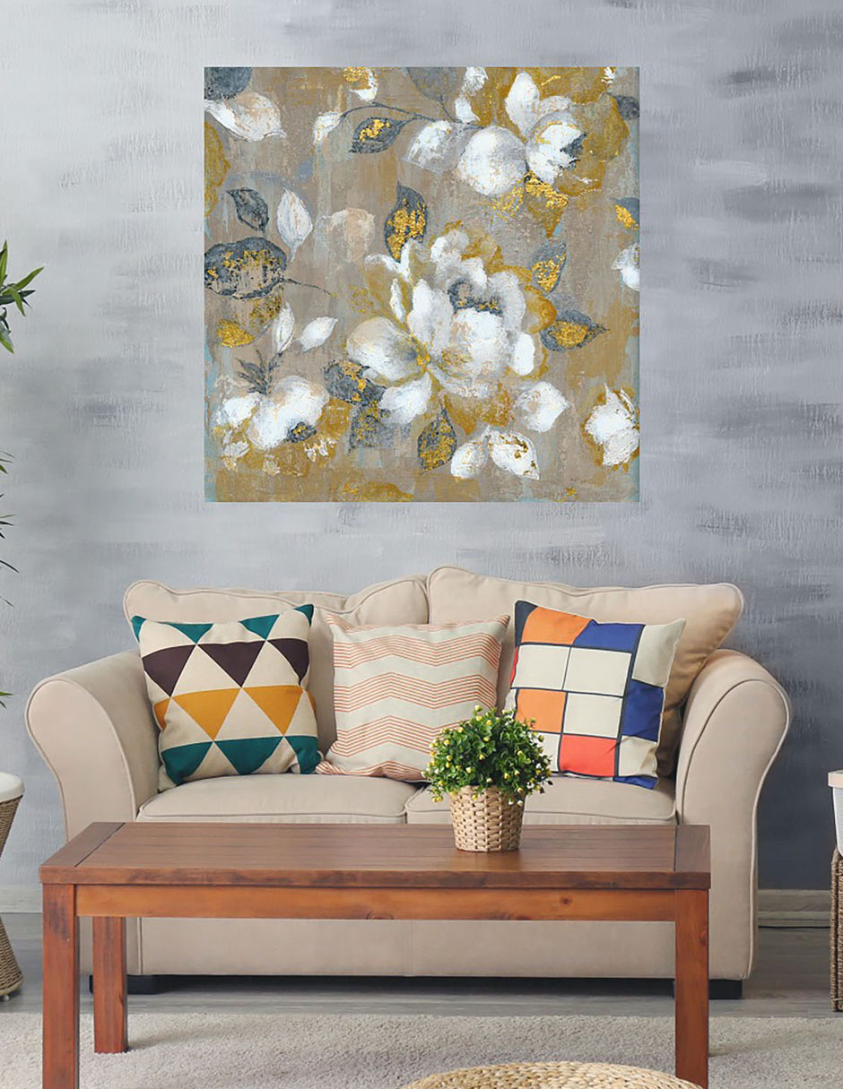 Cuadro decorativo Jardín de miel técnica mixta Floración 4