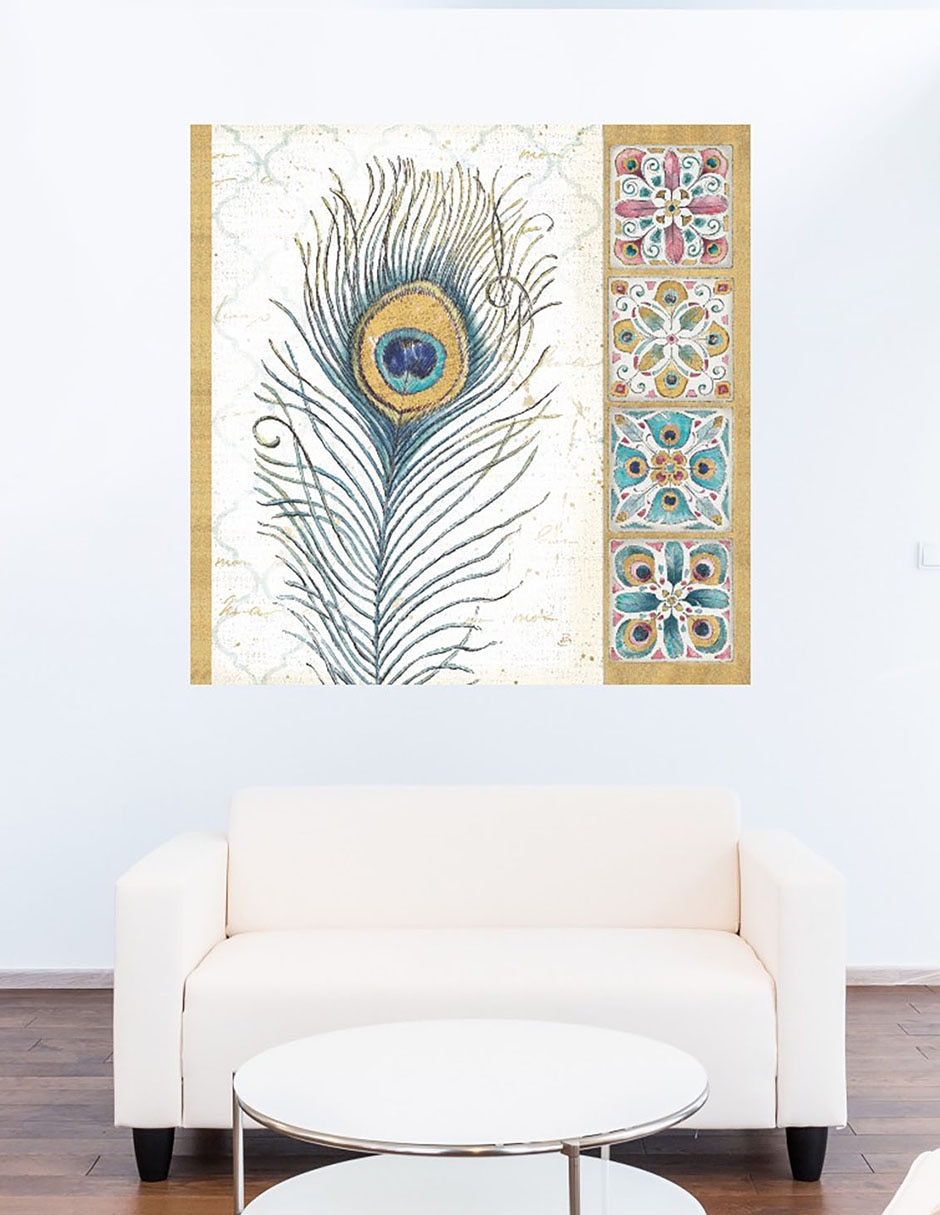 Cuadro decorativo Jardín de rosas IV técnica mixta Objetos 7