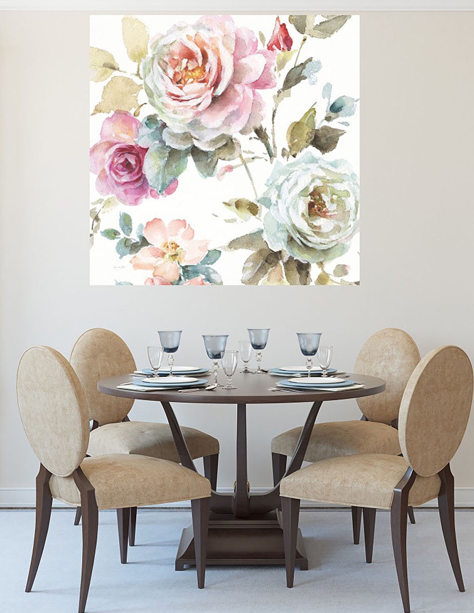 Cuadro decorativo Hermoso romance V técnica mixta Arreglo Floral 6