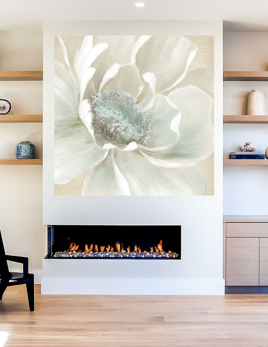Cuadro decorativo Flores de invierno I técnica mixta Floración 7