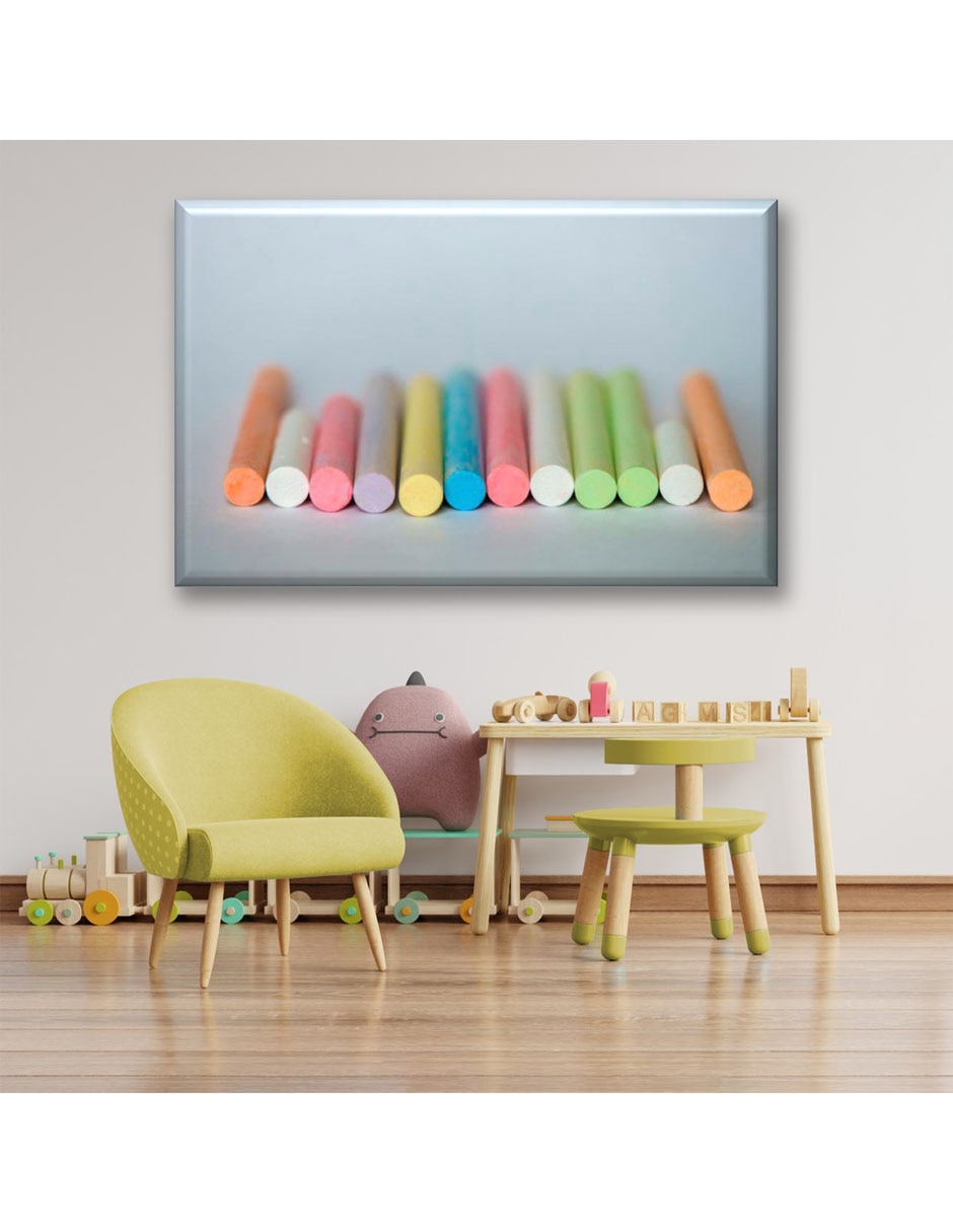 Cuadro decorativo Gis pastel 2