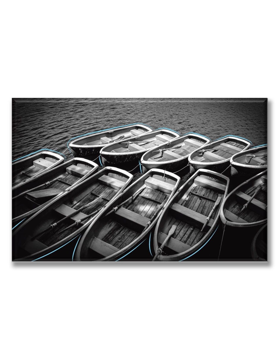 Cuadro decorativo Botes con detalles Cuadro decorativo Botes con detalles