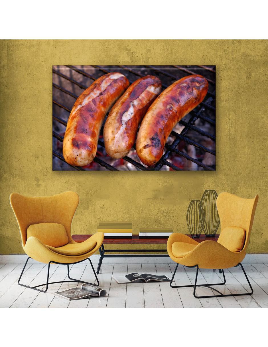 Cuadro decorativo Salchichas a la parrilla 3