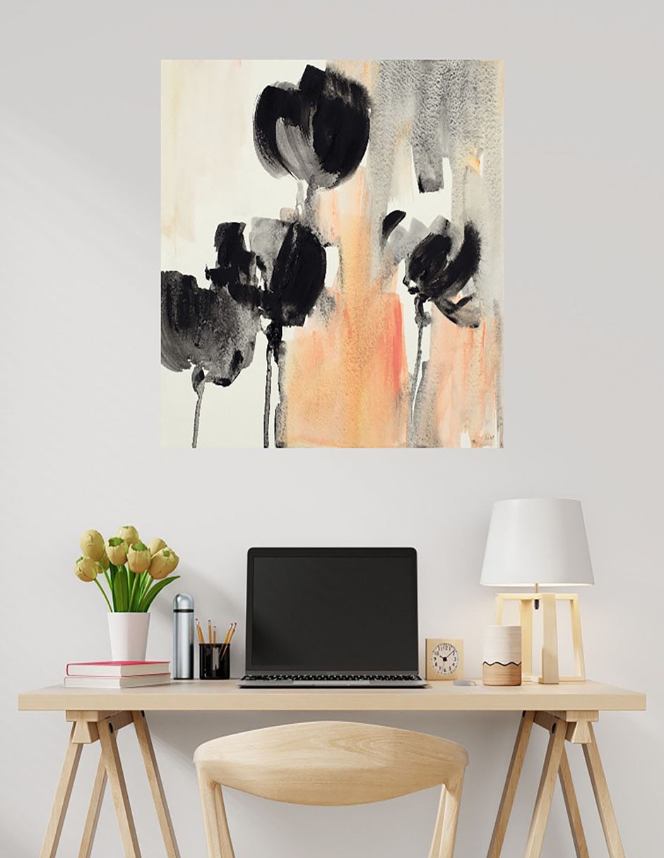 Cuadro decorativo Tulipanes sonrojados II técnica mixta Floración 4