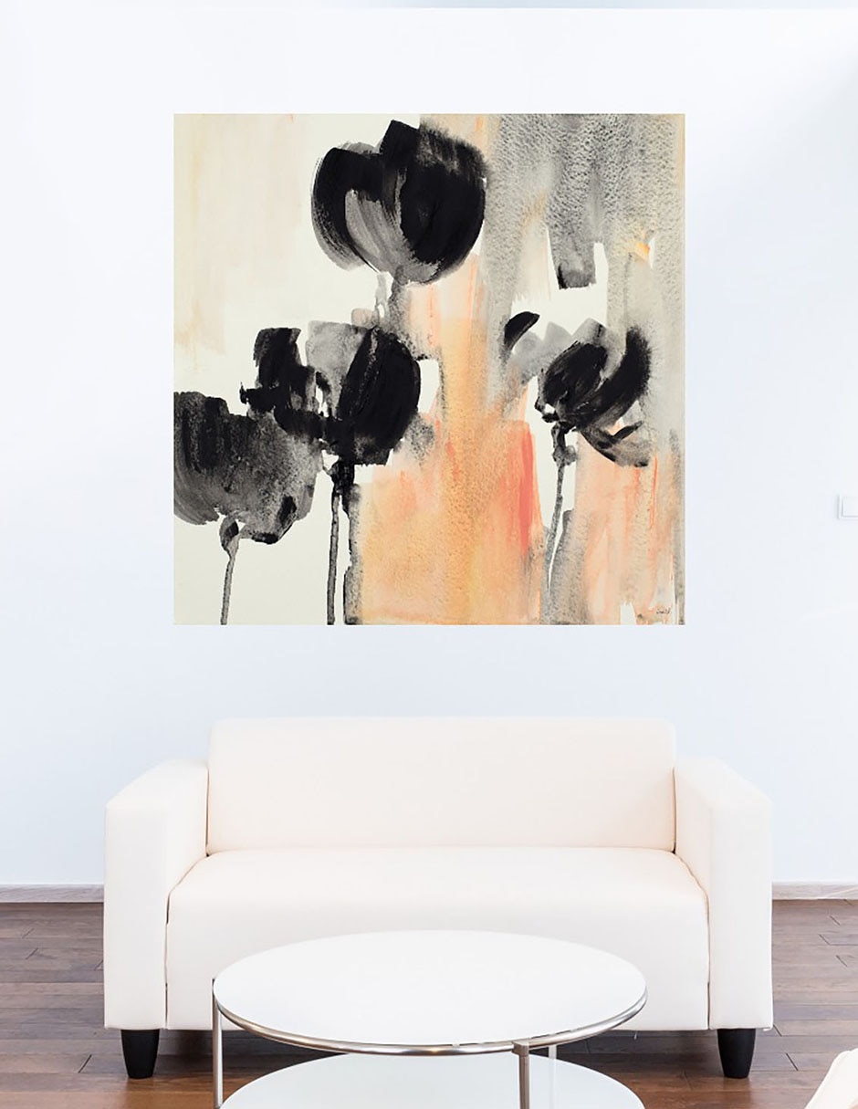 Cuadro decorativo Tulipanes sonrojados II técnica mixta Floración 7