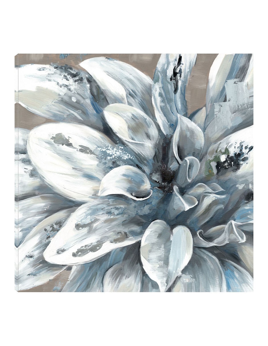 Cuadro decorativo Primavera plateada I técnica mixta Floración Cuadro decorativo Primavera plateada I técnica mixta Floración