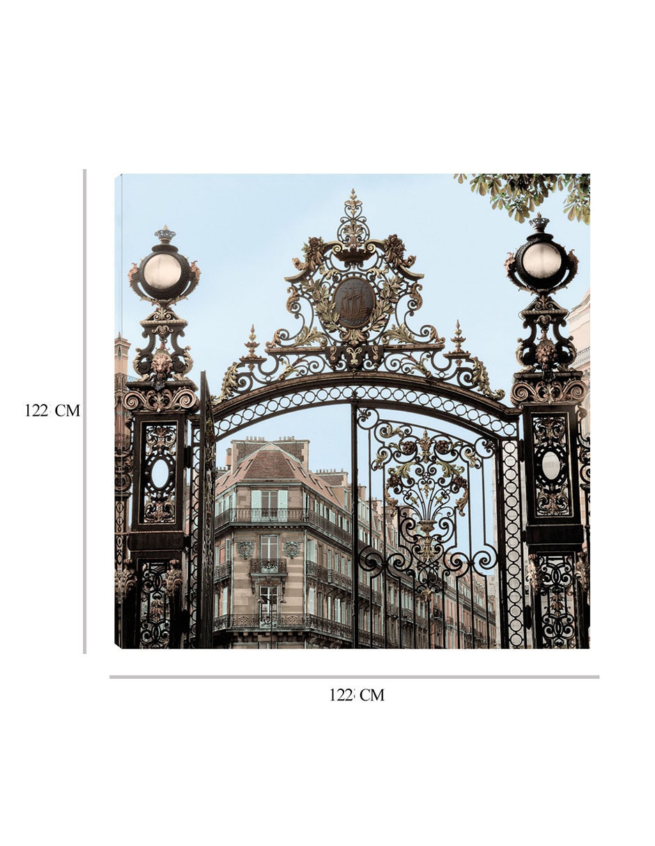 Cuadro decorativo Puertas de París II técnica mixta Arquitectura 8