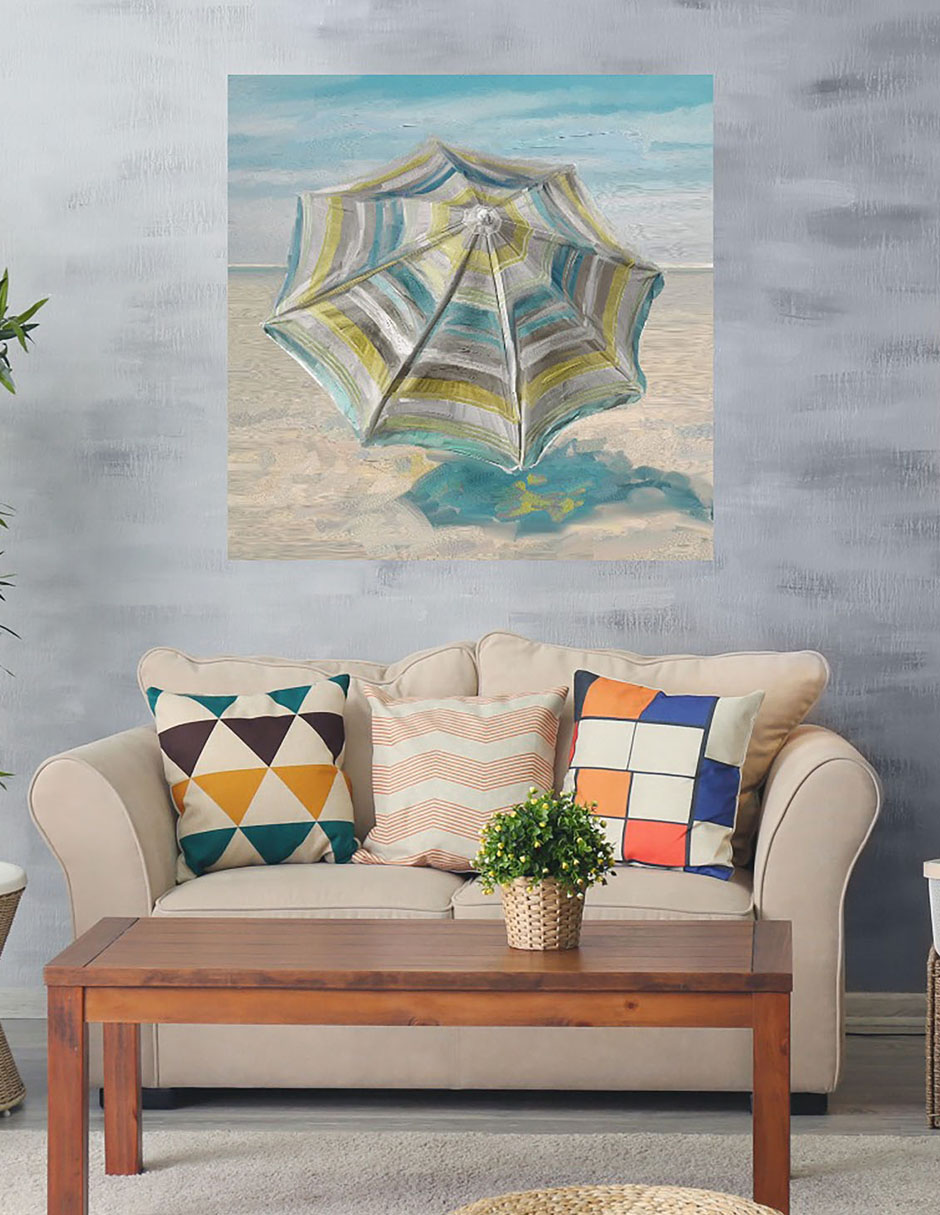 Cuadro decorativo Sombra perfecta técnica mixta Playas 4