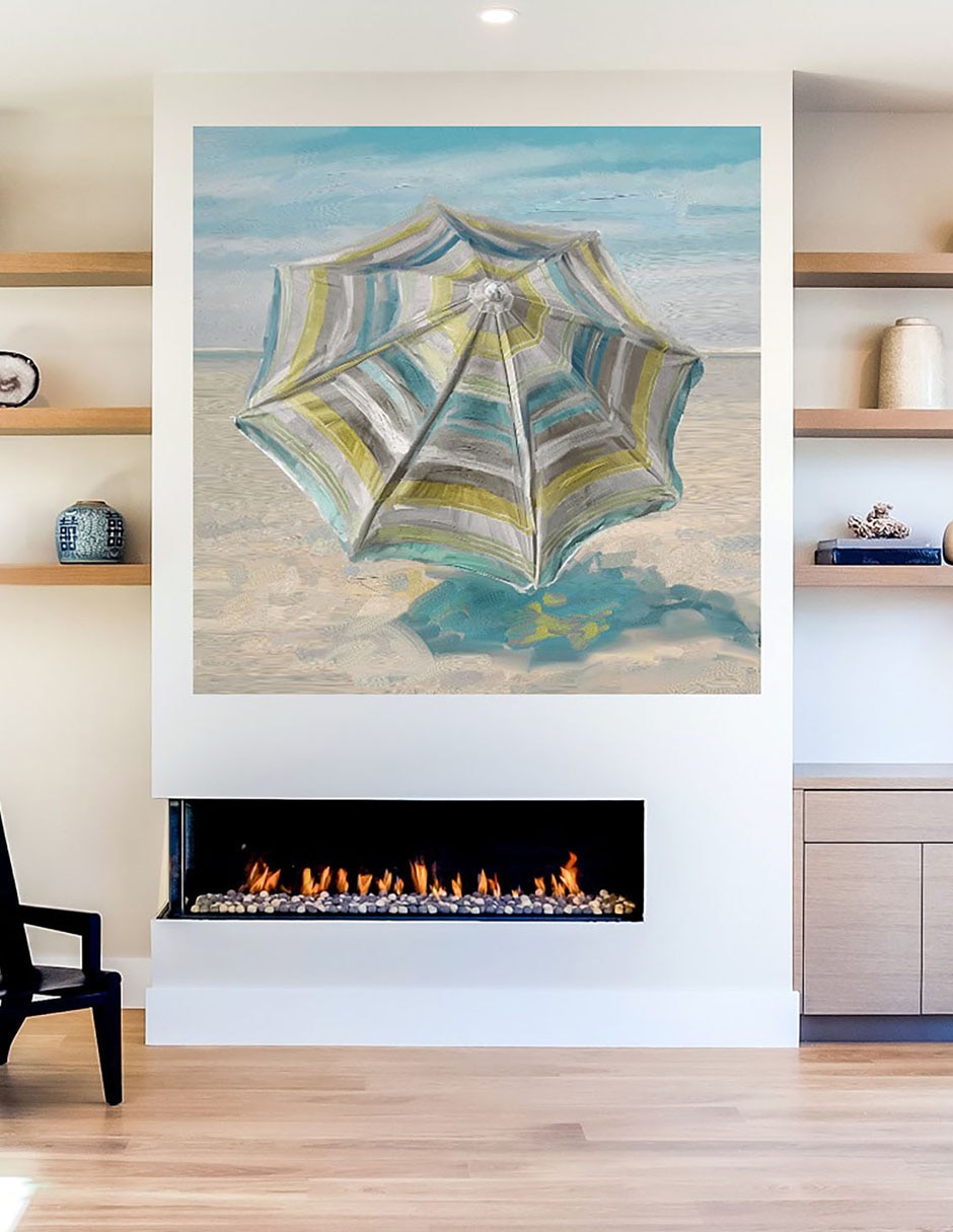 Cuadro decorativo Sombra perfecta técnica mixta Playas 7