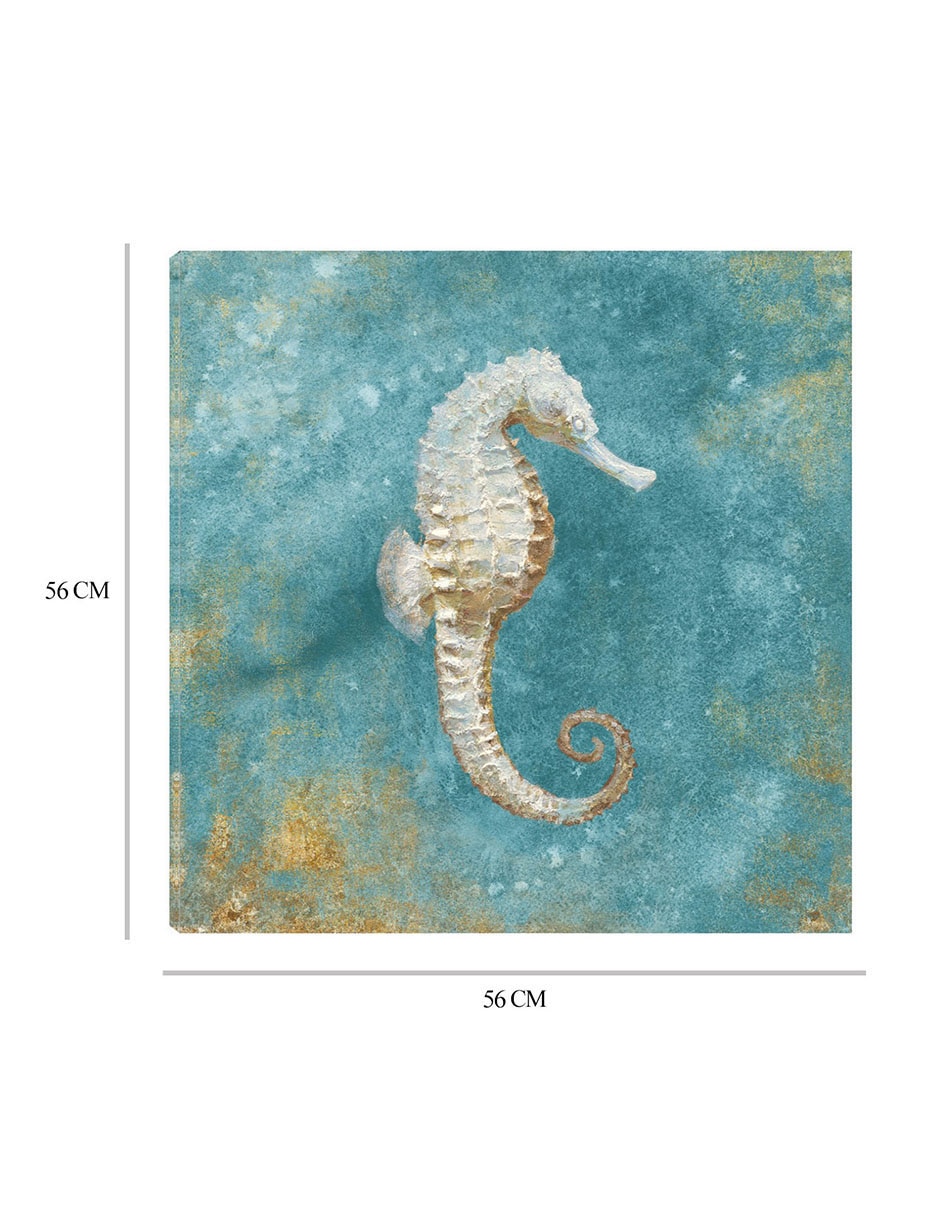 Cuadro decorativo Tesoros del mar I técnica mixta Animales Marinos 8