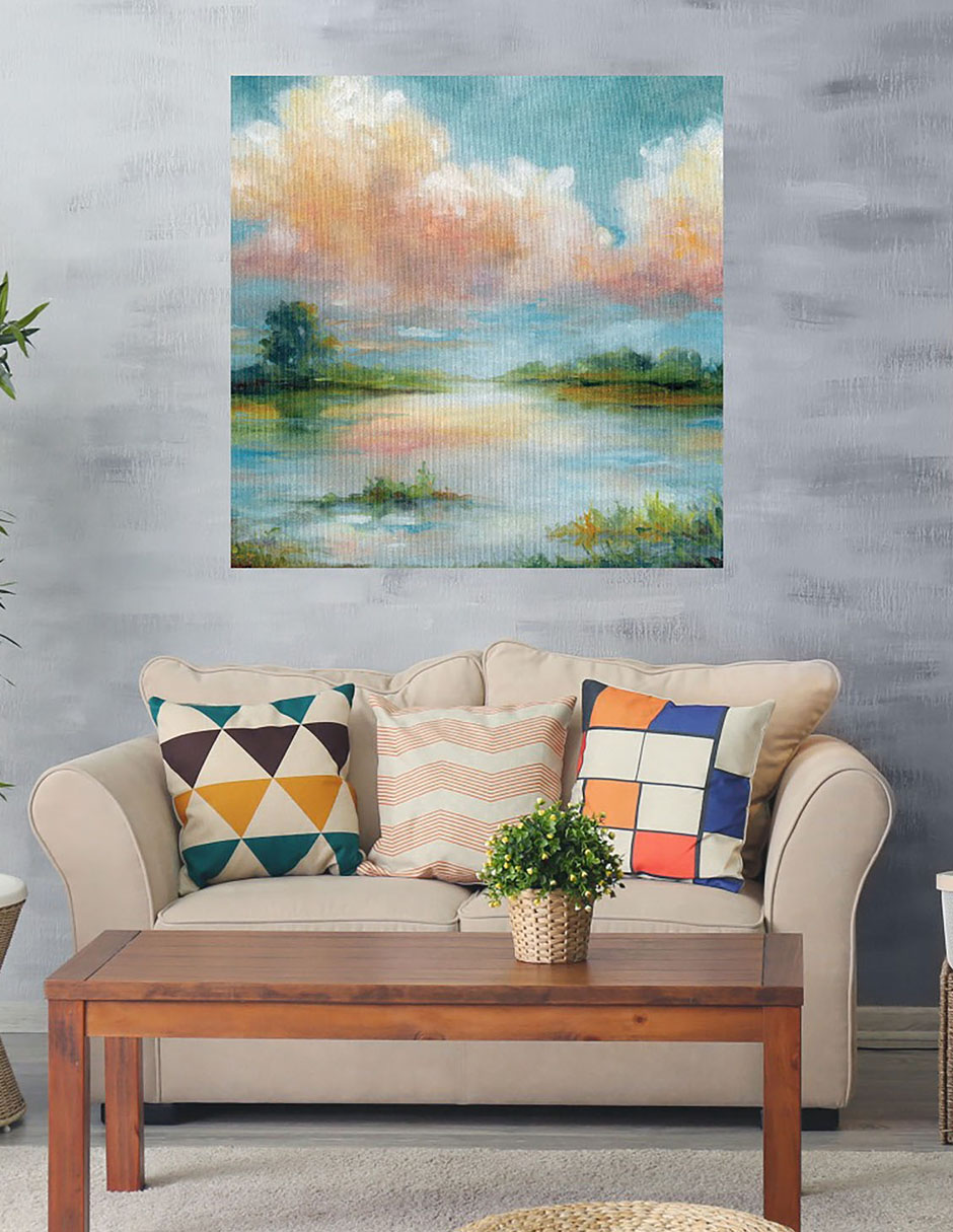 Cuadro decorativo Primavera silenciosa técnica mixta Lagos 5