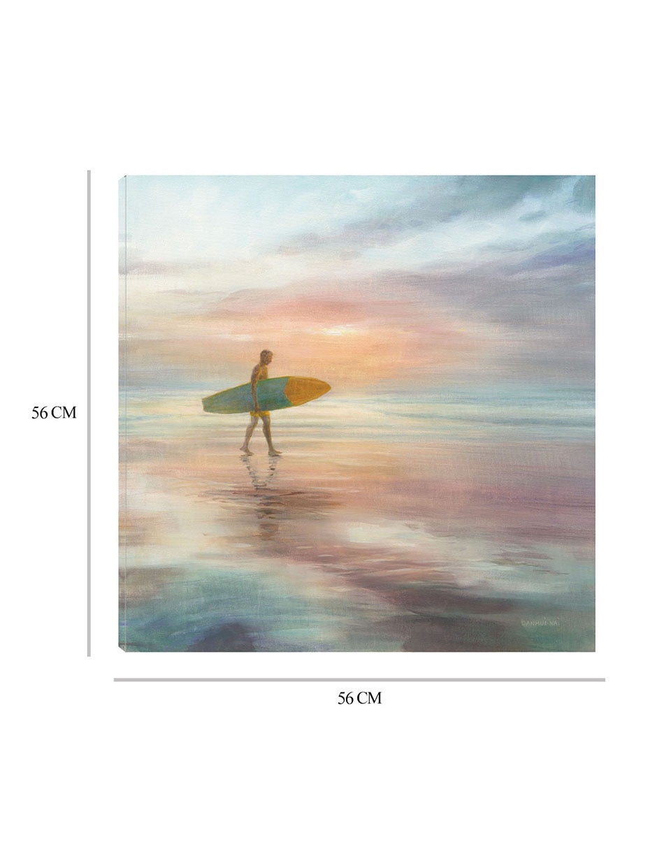 Cuadro decorativo Surf técnica mixta Playas 2