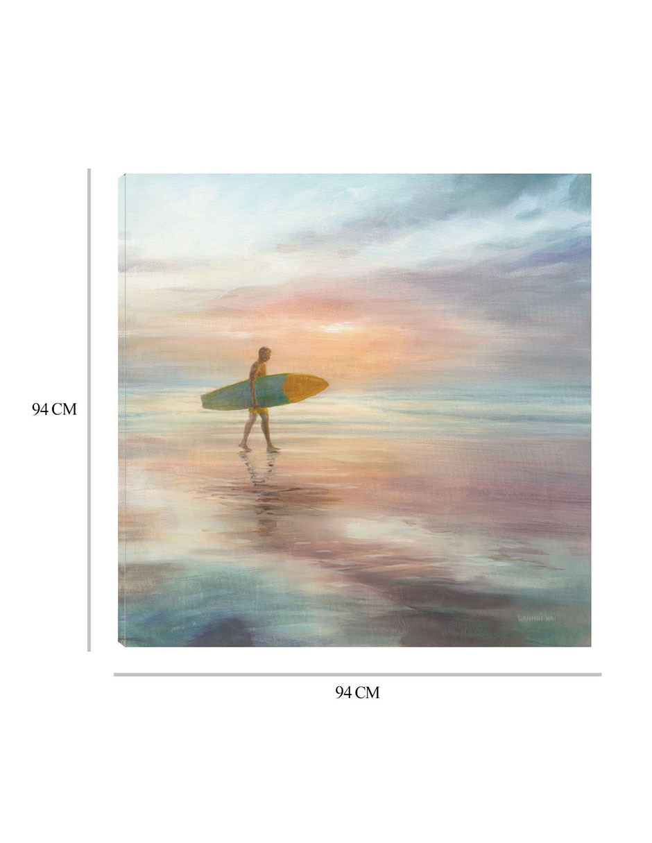 Cuadro decorativo Surf técnica mixta Playas 8