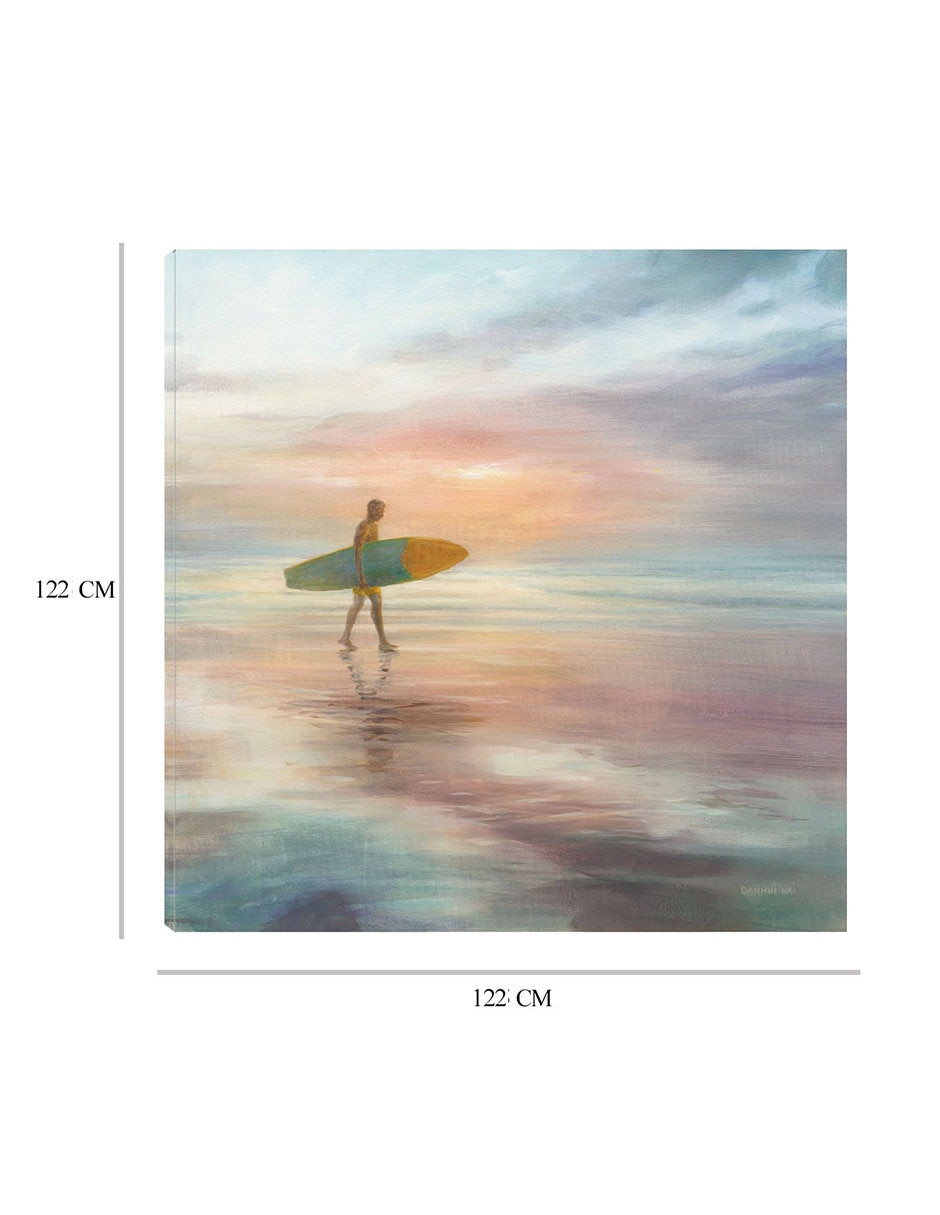 Cuadro decorativo Surf técnica mixta Playas 8