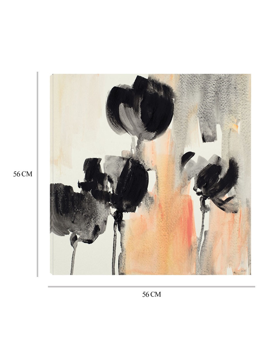 Cuadro decorativo Tulipanes sonrojados II técnica mixta Floración 2