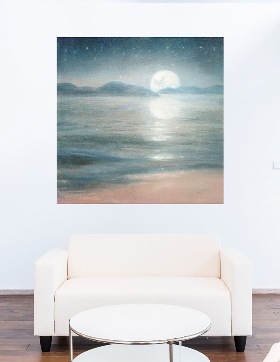 Cuadro decorativo Sueño de media luna técnica mixta Inspiración 7