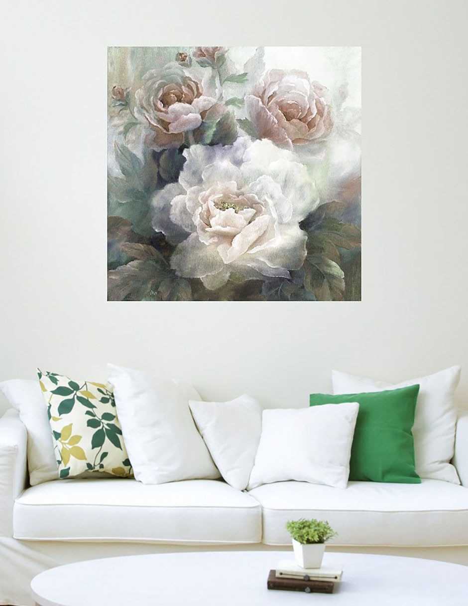 Cuadro decorativo Rosas blancas III técnica mixta Floración 5