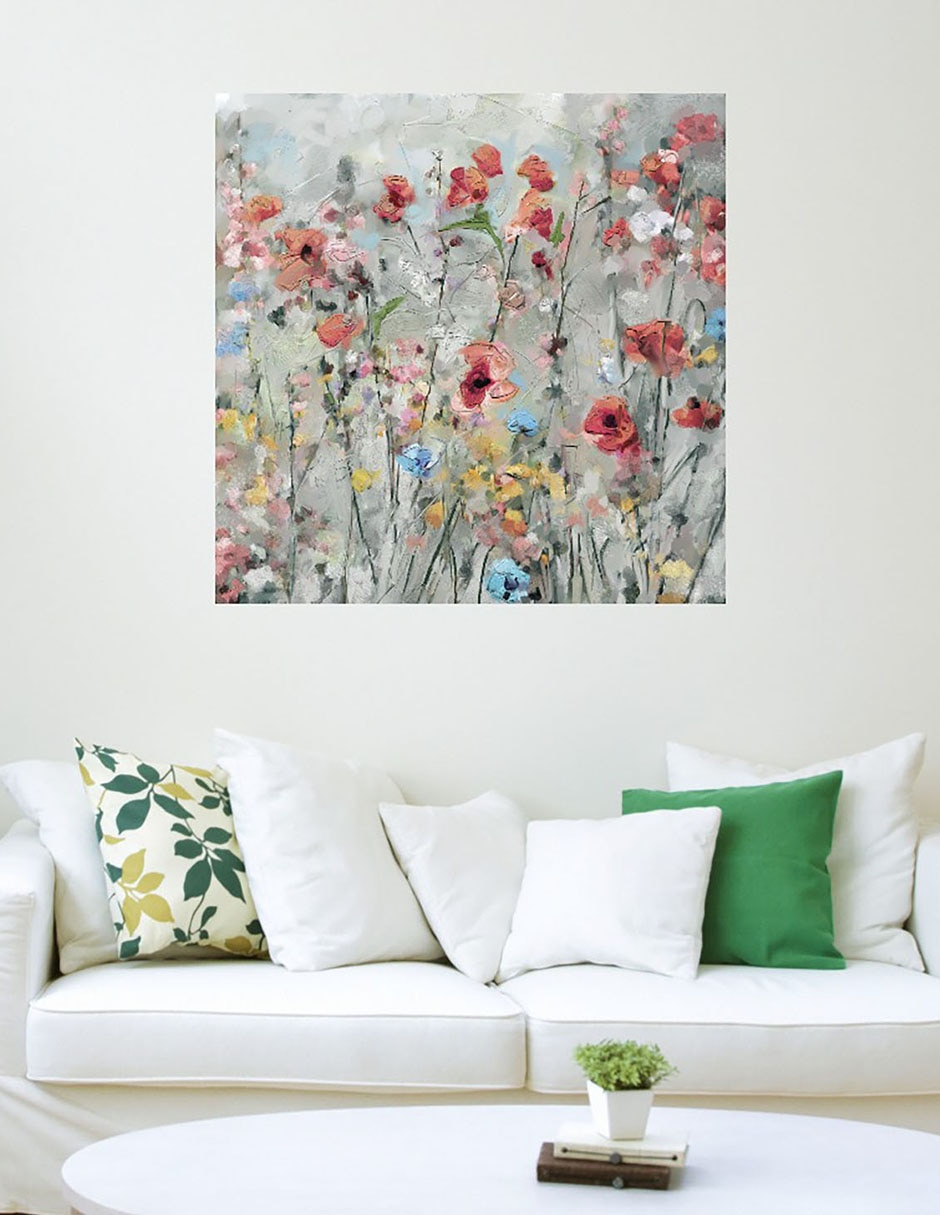 Cuadro decorativo Primavera técnica mixta 5