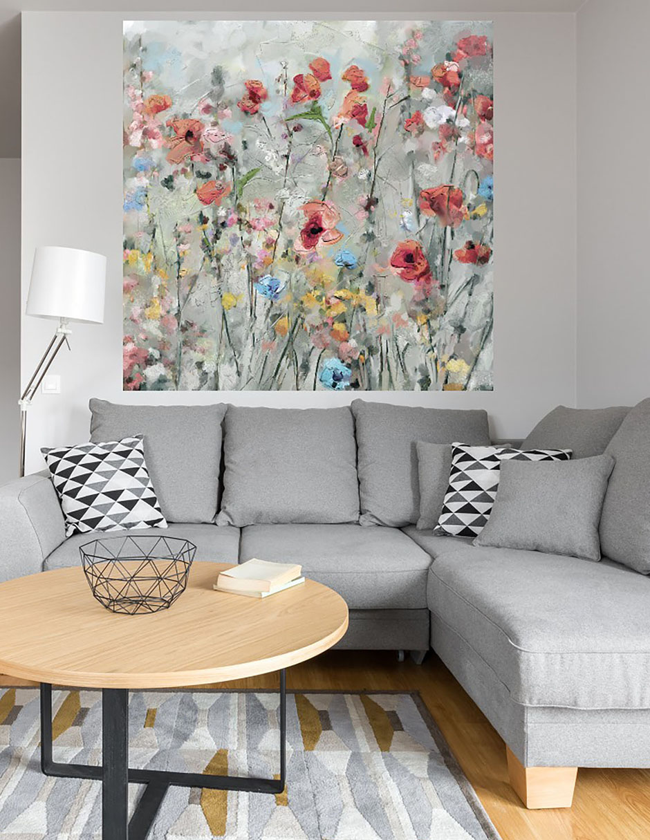 Cuadro decorativo Primavera técnica mixta 6