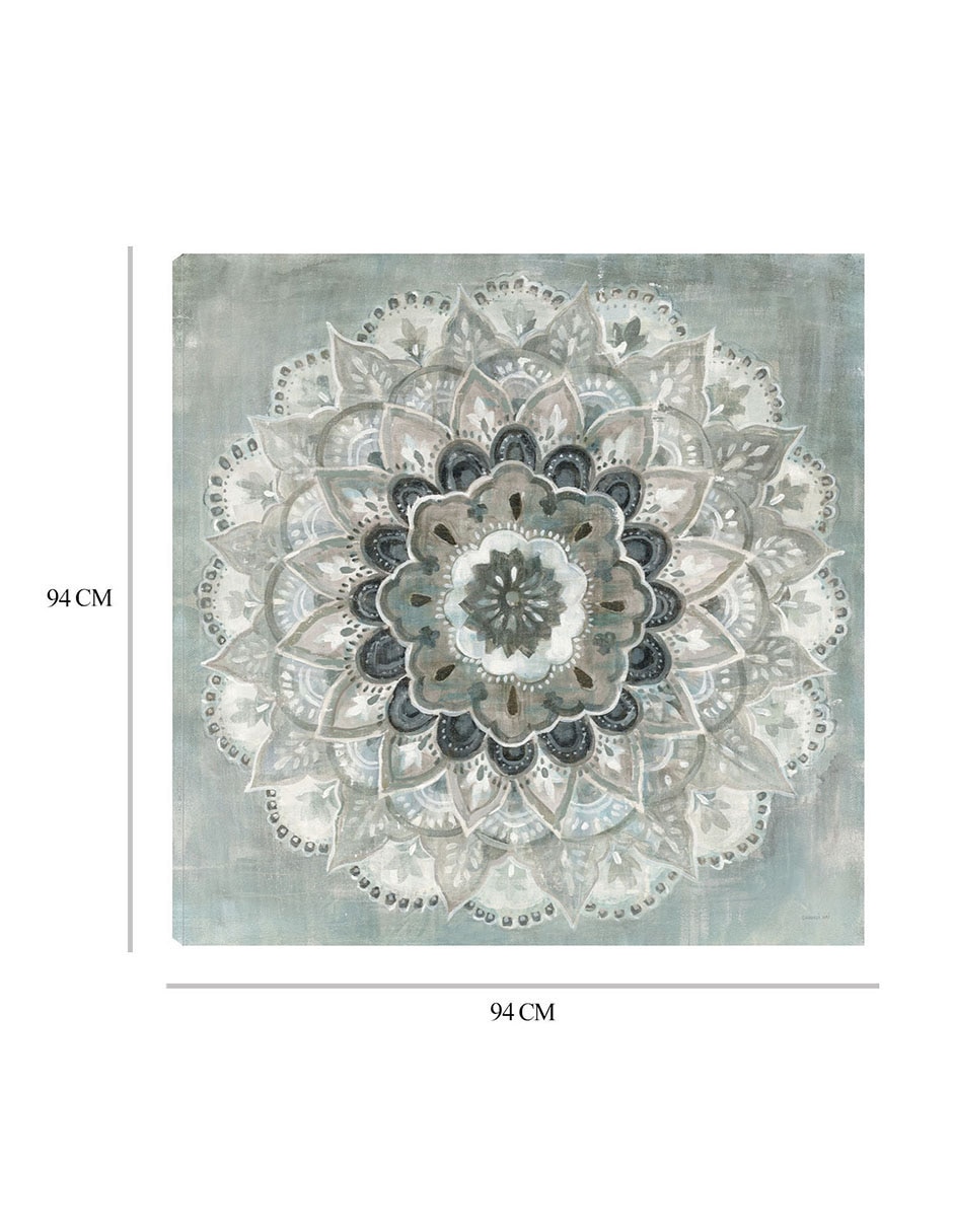 Cuadro decorativo Resplandor neutral técnica mixta Formas 8
