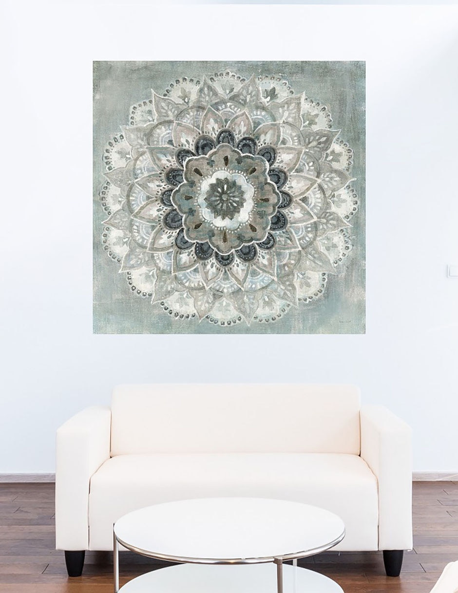 Cuadro decorativo Resplandor neutral técnica mixta Formas 7