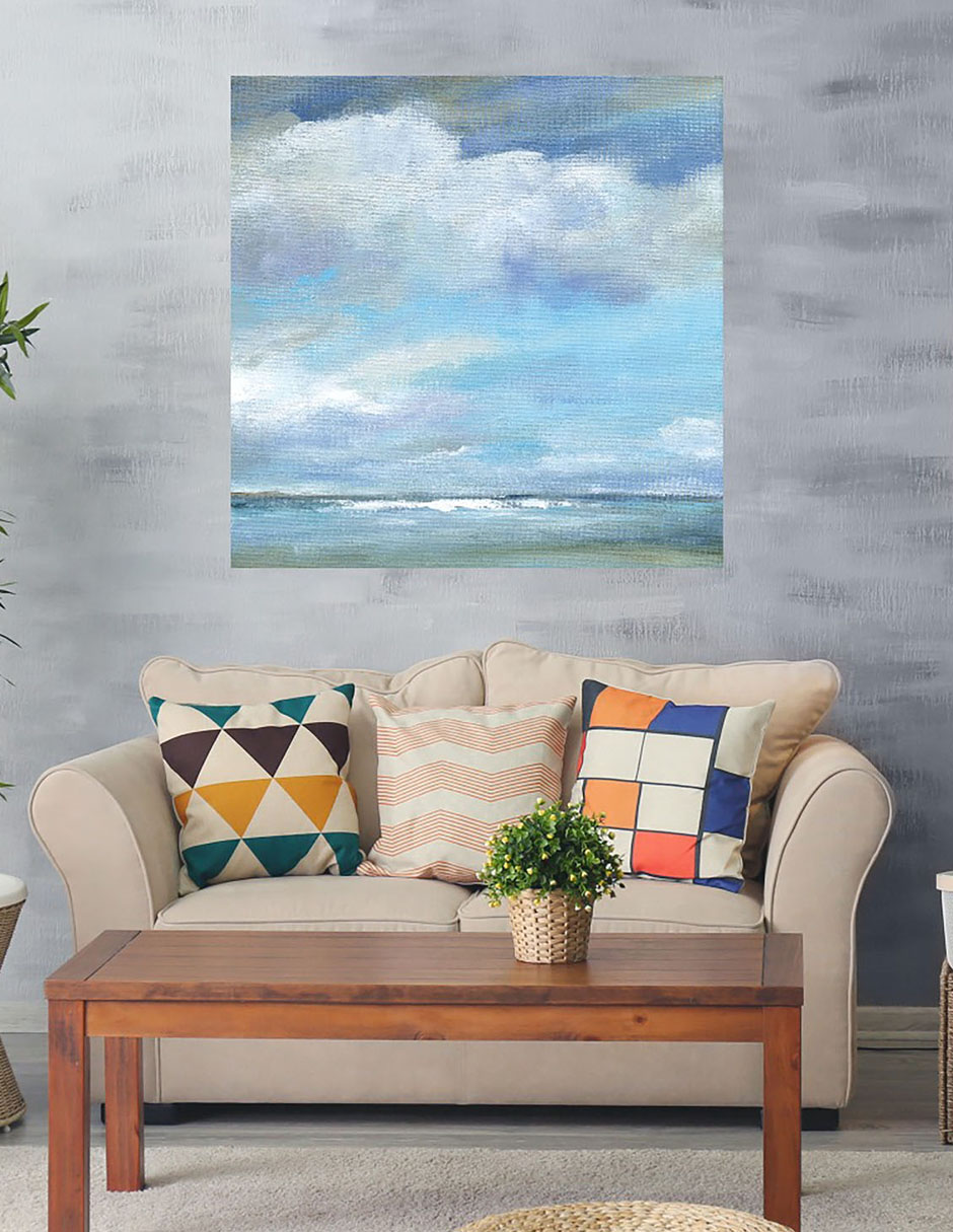 Cuadro decorativo Sombra de atardecer II técnica mixta Playas 5