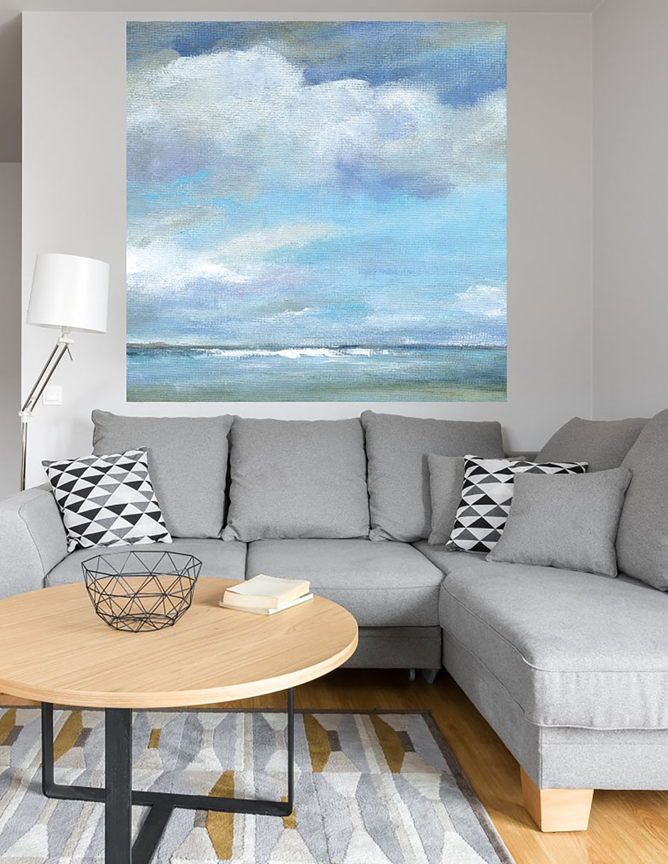 Cuadro decorativo Sombra de atardecer II técnica mixta Playas 7