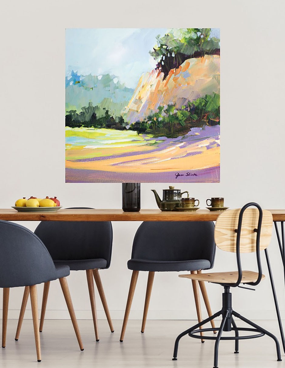 Cuadro decorativo Por los acantilados técnica mixta Montañas 5